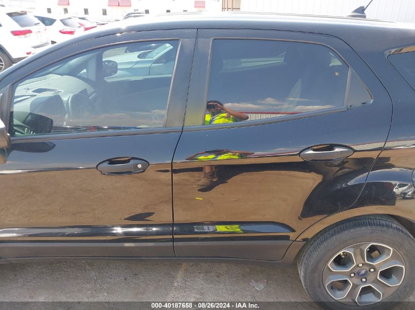 2021 Ford Ecosport S VIN: MAJ3S2FE7MC448767 Lot: 40187658