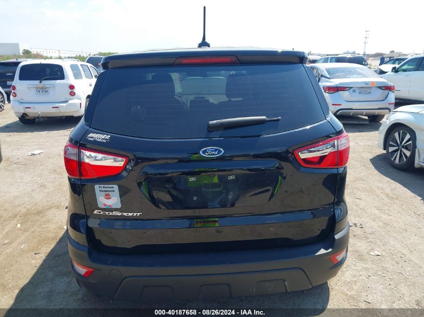 2021 Ford Ecosport S VIN: MAJ3S2FE7MC448767 Lot: 40187658