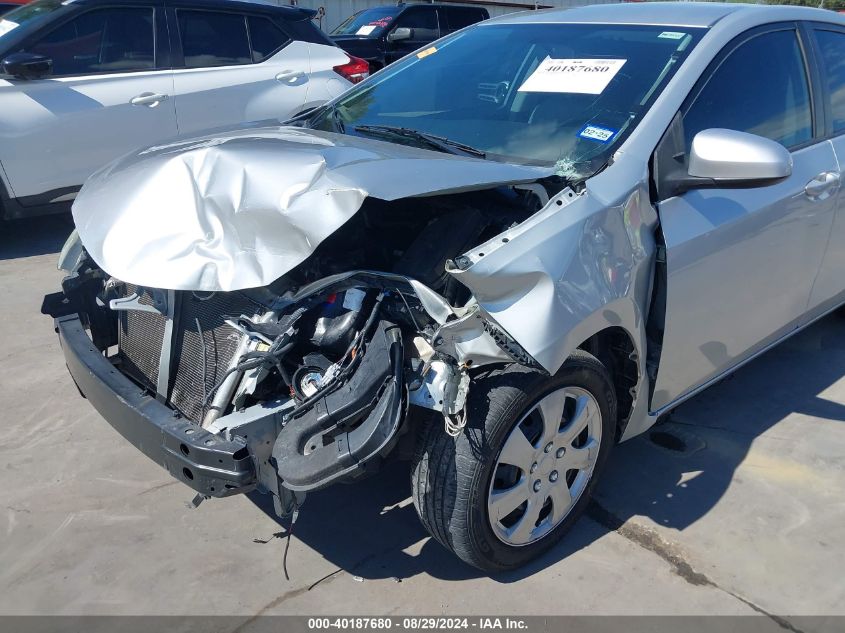 2015 TOYOTA COROLLA LE - 2T1BURHE2FC475438