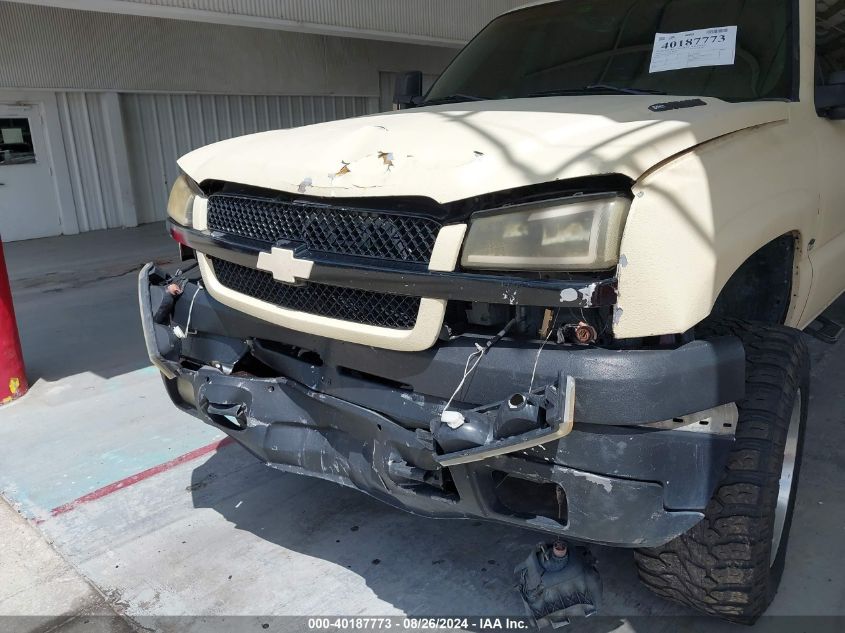 2003 Chevrolet Silverado 2500Hd Lt VIN: 1GCHK23133F111625 Lot: 40187773