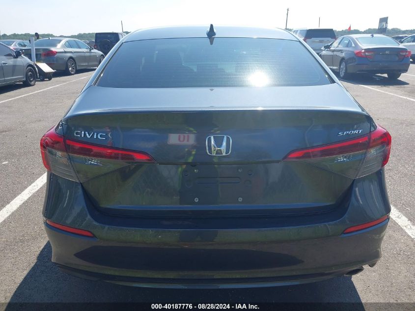 2022 Honda Civic Sport VIN: 2HGFE2F55NH540197 Lot: 40187776