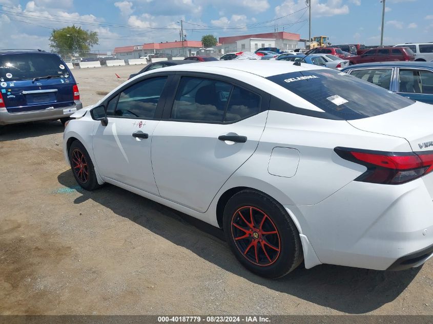 2020 Nissan Versa S 5-Speed Manual Transmission VIN: 3N1CN8BV9LL828256 Lot: 40187779