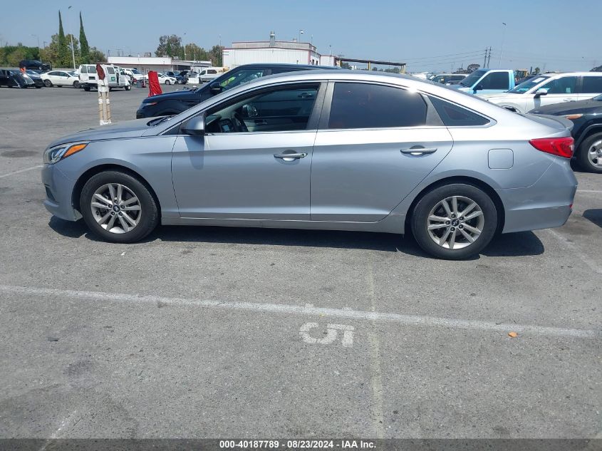 2017 Hyundai Sonata Se VIN: 5NPE24AF1HH569917 Lot: 40187789