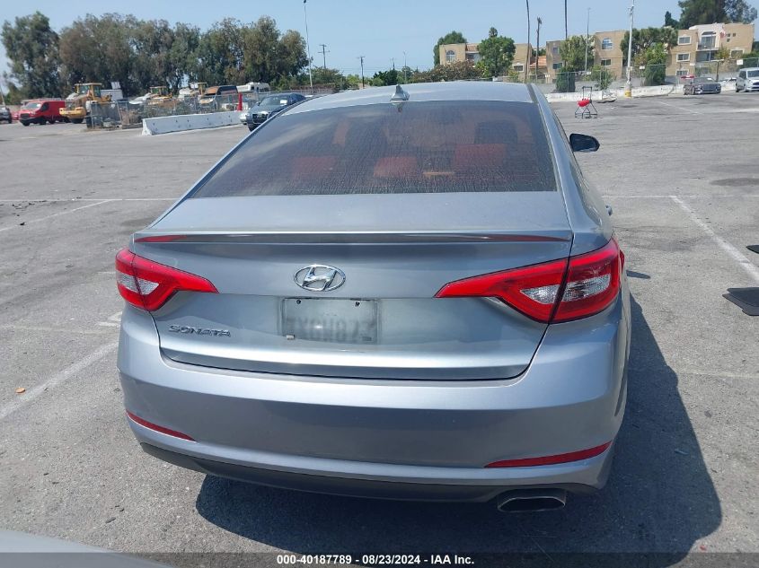 2017 Hyundai Sonata Se VIN: 5NPE24AF1HH569917 Lot: 40187789