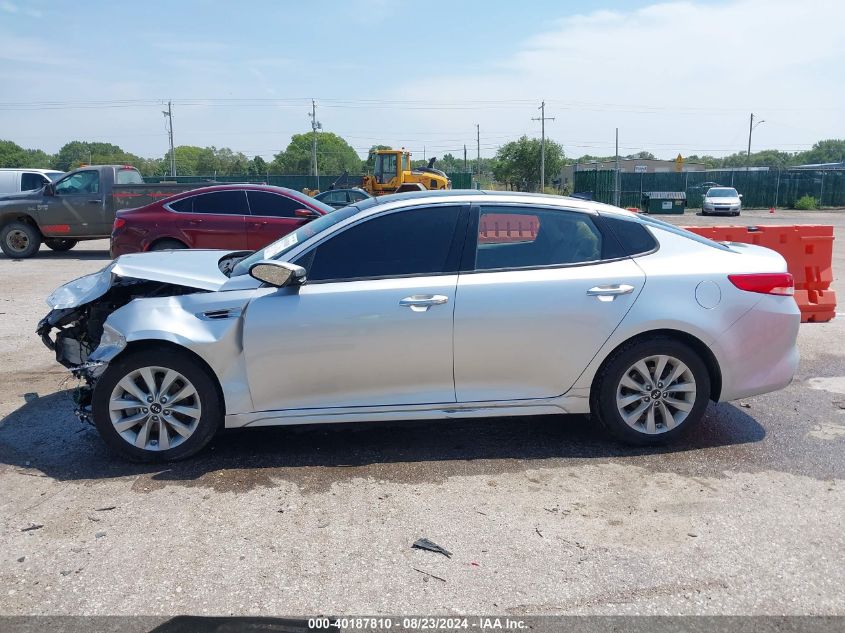 2016 Kia Optima Ex VIN: 5XXGU4L34GG057035 Lot: 40187810