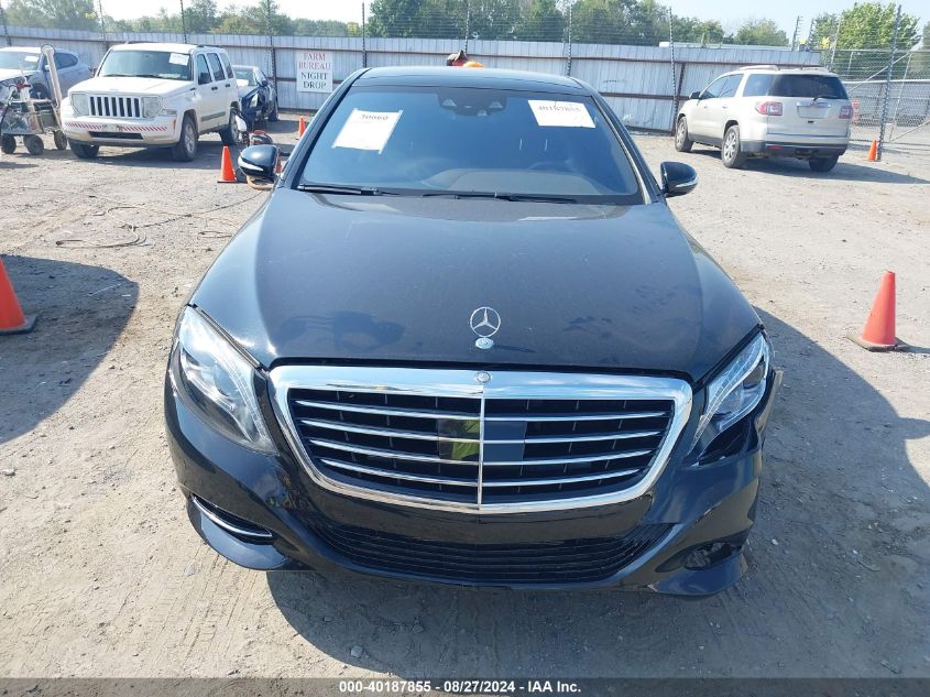 2016 Mercedes-Benz S 550 VIN: WDDUG8CB4GA206893 Lot: 40187855