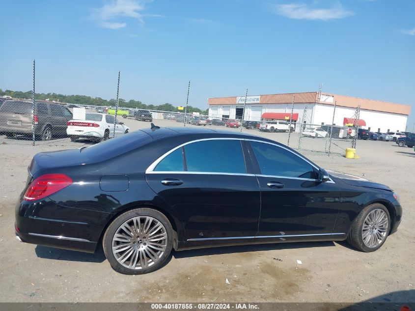 2016 Mercedes-Benz S 550 VIN: WDDUG8CB4GA206893 Lot: 40187855