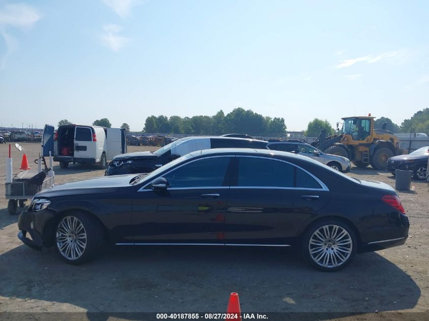 2016 Mercedes-Benz S 550 VIN: WDDUG8CB4GA206893 Lot: 40187855