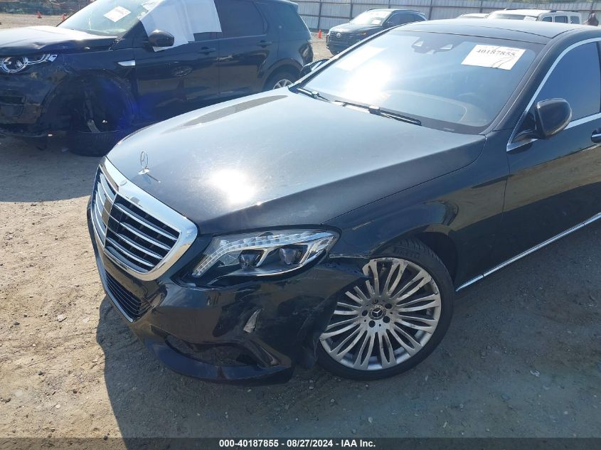 2016 Mercedes-Benz S 550 VIN: WDDUG8CB4GA206893 Lot: 40187855