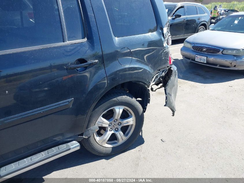 2012 Honda Pilot Ex-L VIN: 5FNYF4H78CB007133 Lot: 40187858