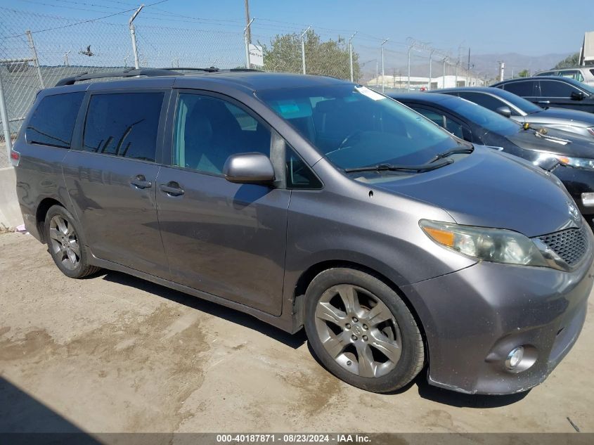 2012 Toyota Sienna Se 8 Passenger VIN: 5TDXK3DC3CS181255 Lot: 40187871