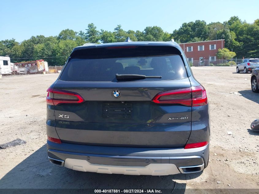 2019 BMW X5 xDrive40I VIN: 5UXCR6C57KLL00972 Lot: 40187881