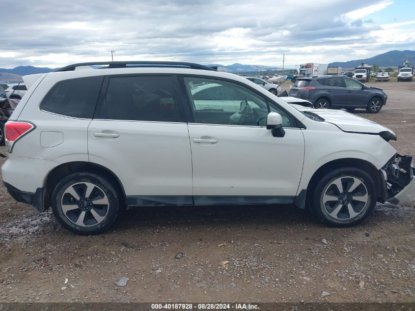 2017 Subaru Forester 2.5I Limited VIN: JF2SJAJC9HH492837 Lot: 40187928