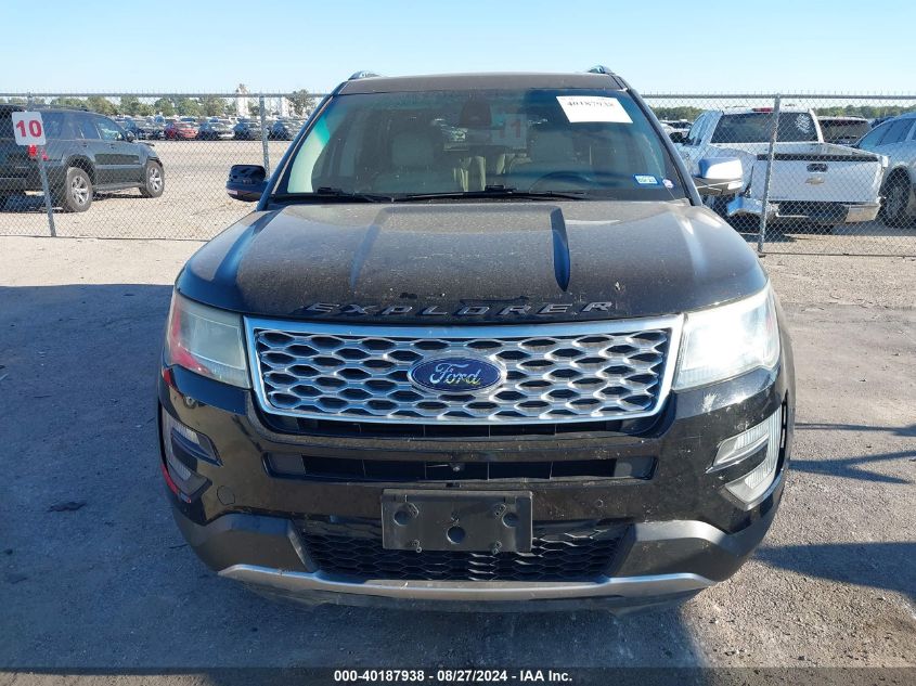 2016 Ford Explorer Platinum VIN: 1FM5K8HT3GGB33085 Lot: 40187938