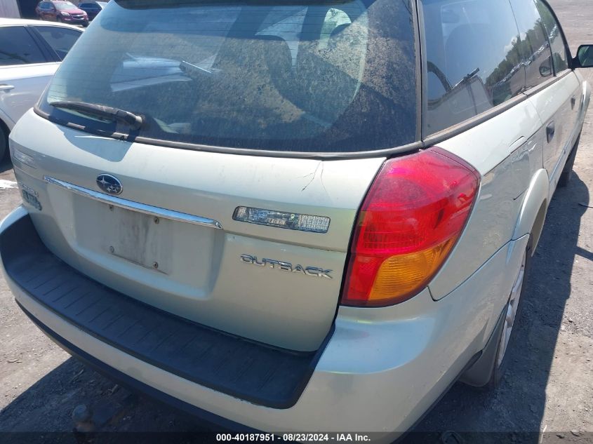 2006 Subaru Outback 2.5I VIN: 4S4BP61C267334607 Lot: 40187951