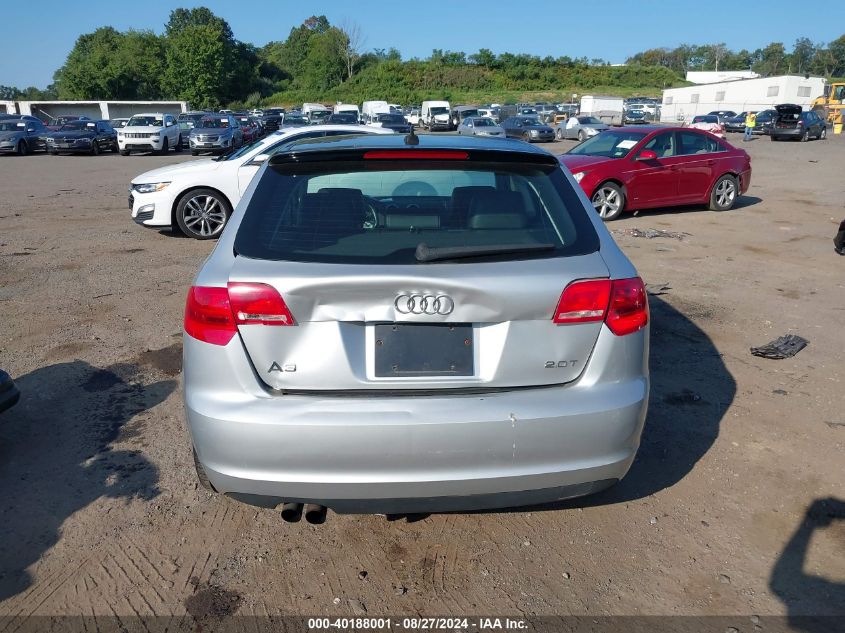 2009 Audi A3 2.0T VIN: WAUHE78P39A013067 Lot: 40188001