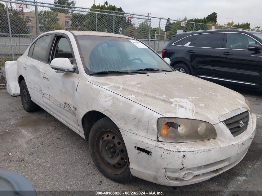 2004 Hyundai Elantra Gls/Gt VIN: KMHDN46D94U835805 Lot: 40188025