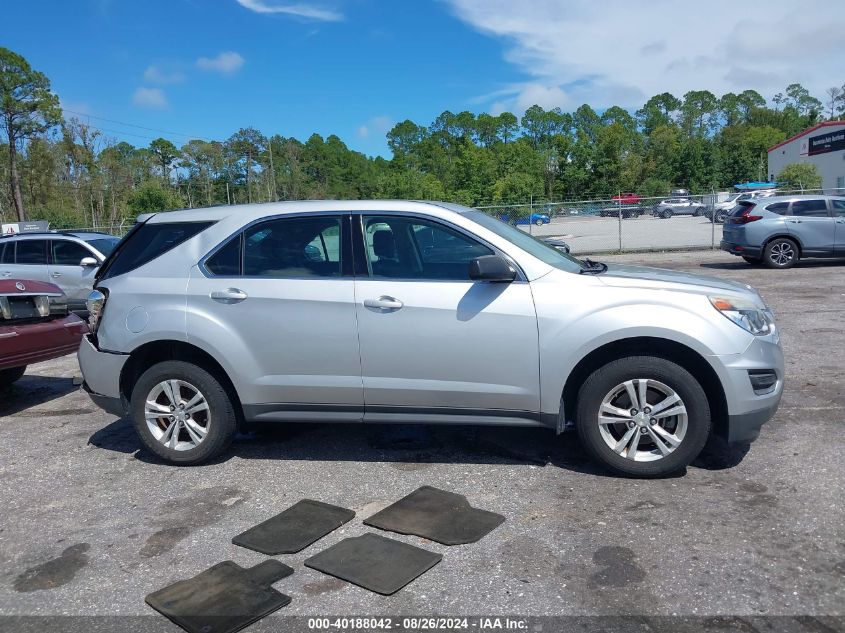 2017 Chevrolet Equinox Ls VIN: 2GNALBEK9H1515569 Lot: 40188042