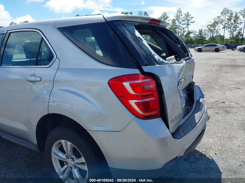 2017 Chevrolet Equinox Ls VIN: 2GNALBEK9H1515569 Lot: 40188042