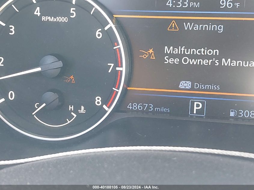 2023 Nissan Altima Sv Fwd VIN: 1N4BL4DV5PN311620 Lot: 40188105