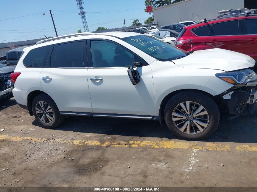 2018 Nissan Pathfinder S VIN: 5N1DR2MN3JC658299 Lot: 40188108