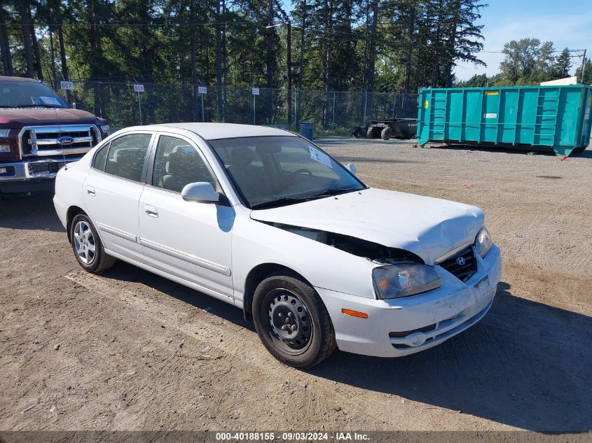 2006 Hyundai Elantra Gls/Limited VIN: KMHDN46D56U315989 Lot: 40188155