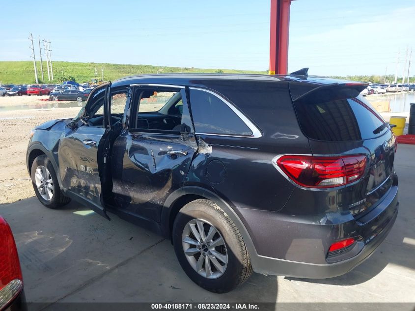 2019 Kia Sorento 2.4L Lx VIN: 5XYPG4A38KG526982 Lot: 40188171