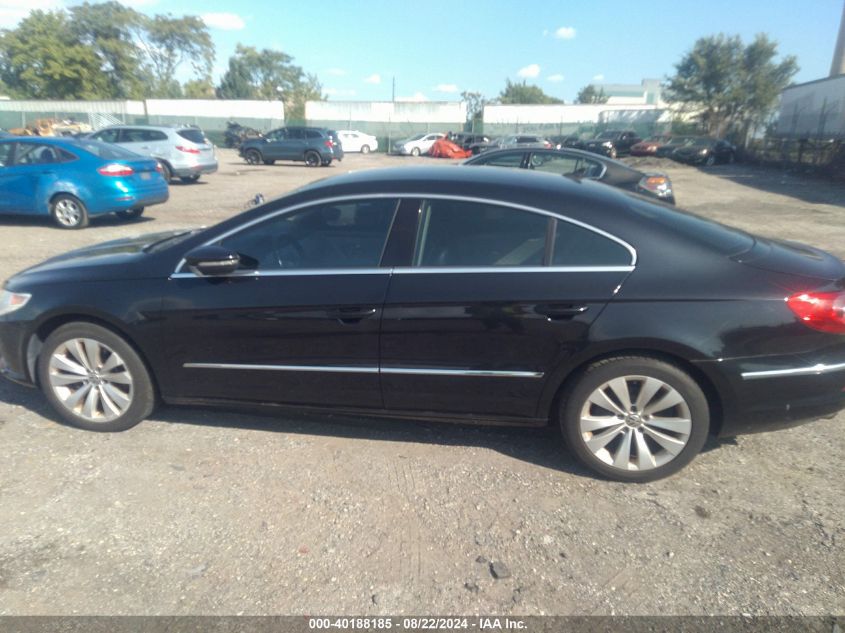 2012 Volkswagen Cc Sport VIN: WVWMP7AN4CE542645 Lot: 40188185