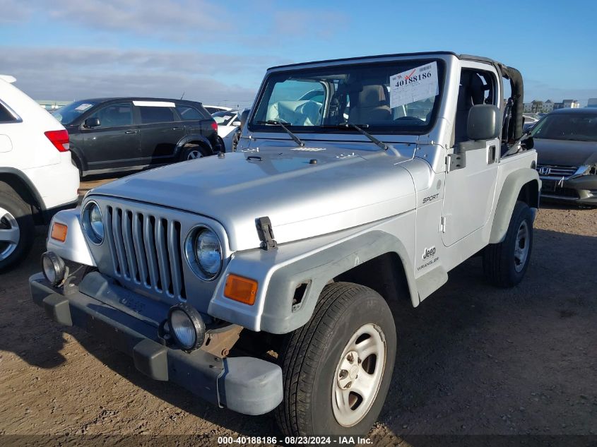 2004 Jeep Wrangler Sport VIN: 1J4FA49S44P798397 Lot: 40188186