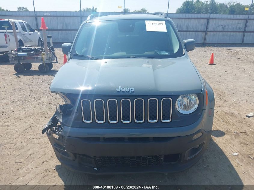 2017 Jeep Renegade Latitude 4X4 VIN: ZACCJBBB0HPF30589 Lot: 40188189