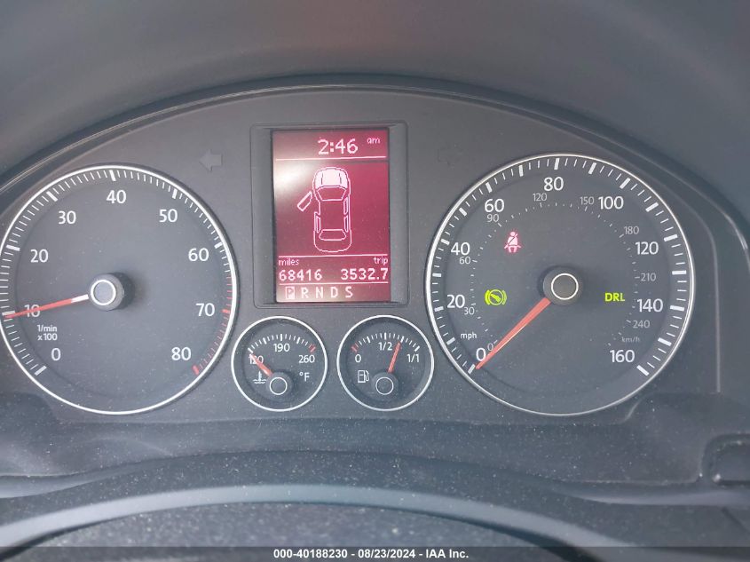 2009 Volkswagen Eos Komfort VIN: WVWBA71F09V013378 Lot: 40188230