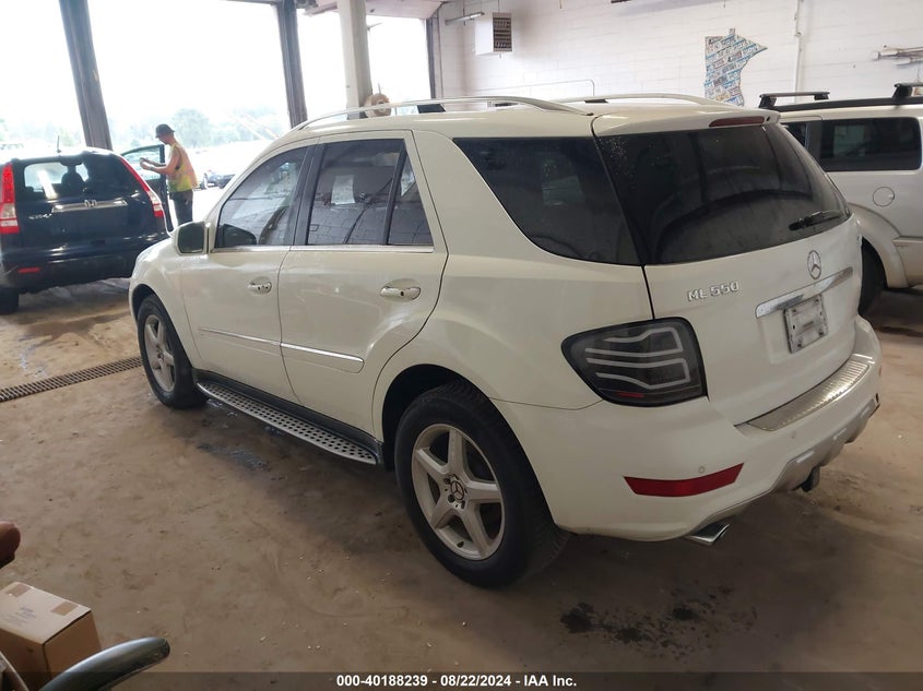 2009 Mercedes-Benz Ml 550 4Matic VIN: 4JGBB72E99A466484 Lot: 40188239