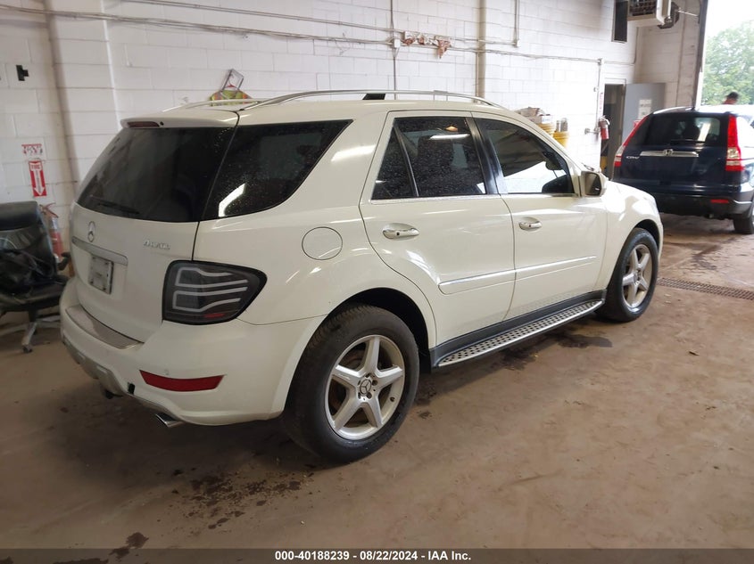 2009 Mercedes-Benz Ml 550 4Matic VIN: 4JGBB72E99A466484 Lot: 40188239