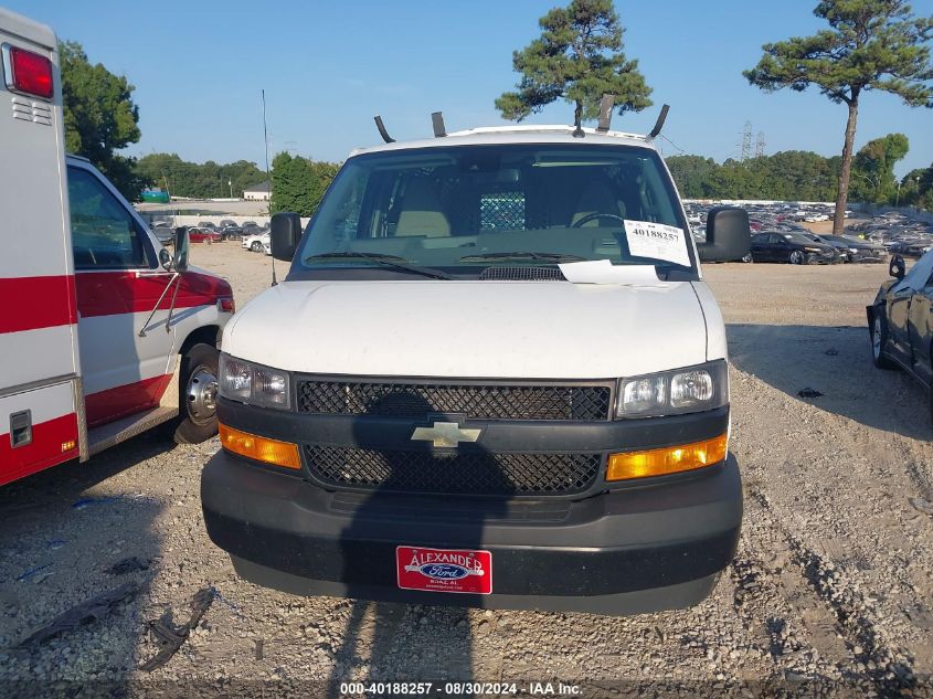 2020 Chevrolet Express Cargo Rwd 2500 Regular Wheelbase Wt VIN: 1GCWGAFP1L1253956 Lot: 40188257