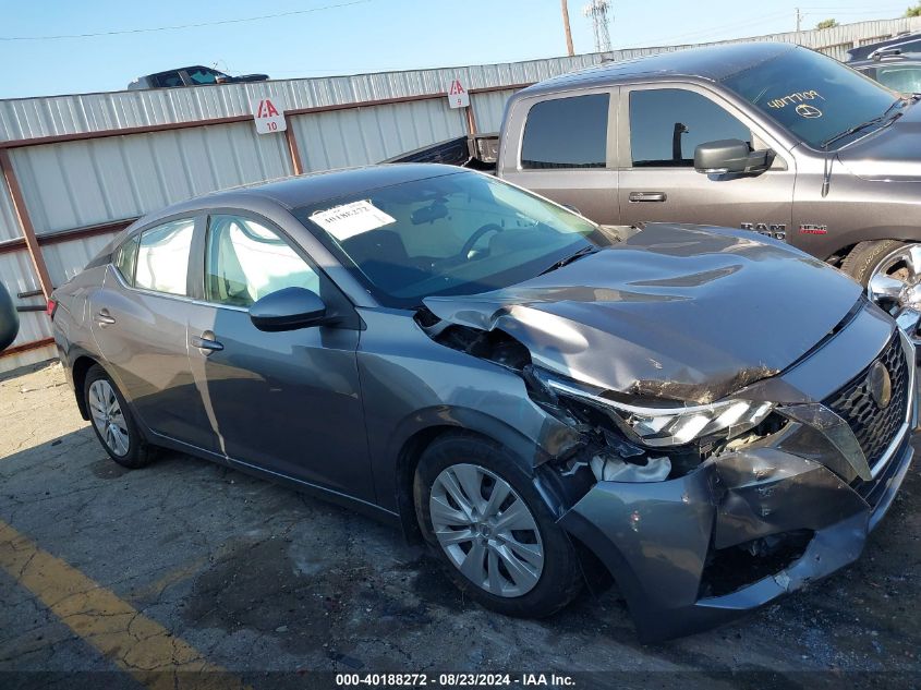 2020 Nissan Sentra S Xtronic Cvt VIN: 3N1AB8BV2LY289661 Lot: 40188272