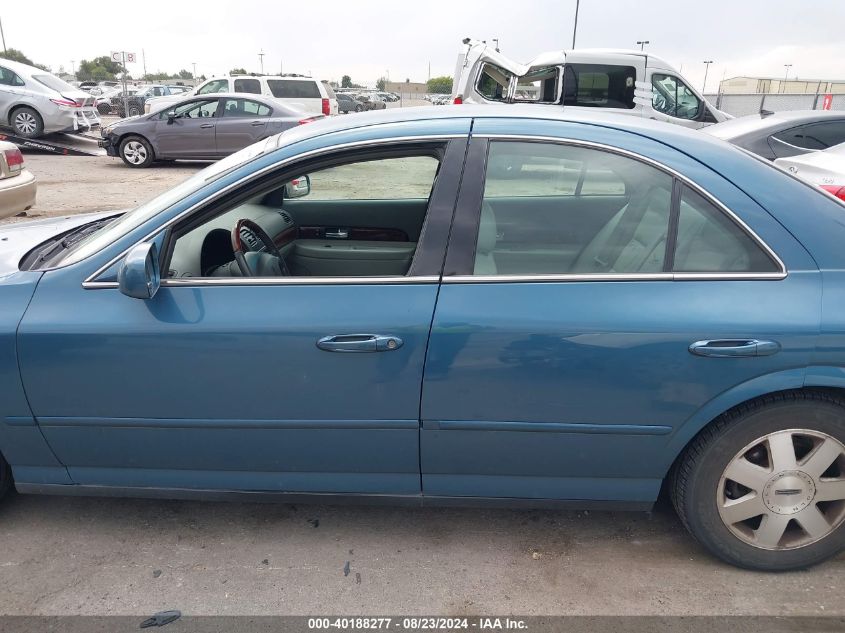 2002 Lincoln Ls V6 Auto/V6 Manual VIN: 1LNHM86S42Y602690 Lot: 40188277