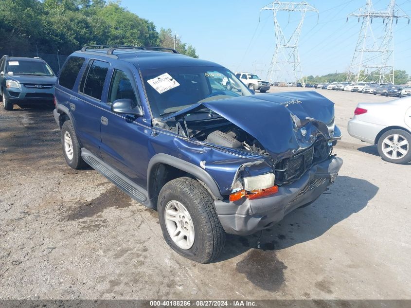 2003 Dodge Durango Sport/Sxt VIN: 1D4HS38N83F515136 Lot: 40188286