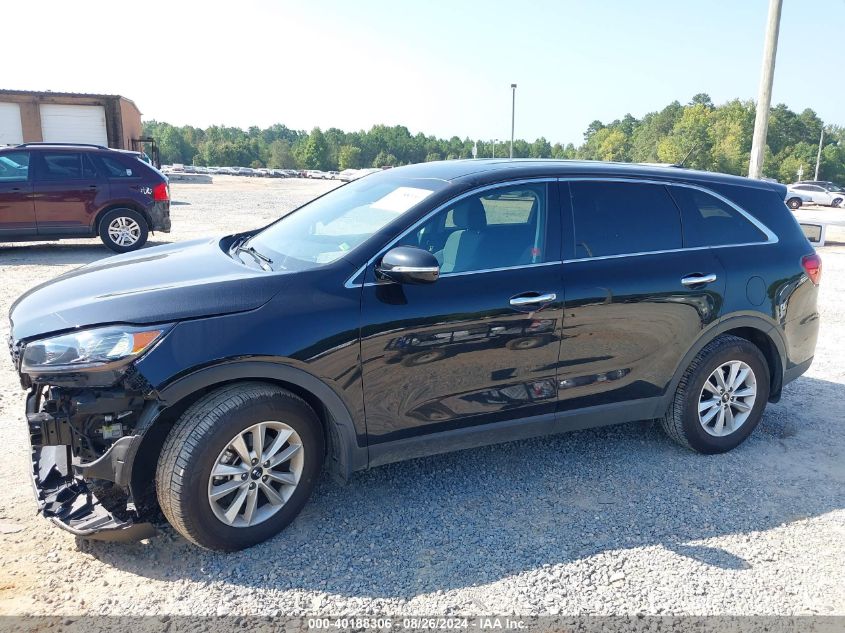 2019 Kia Sorento 2.4L L VIN: 5XYPG4A34KG597161 Lot: 40188306