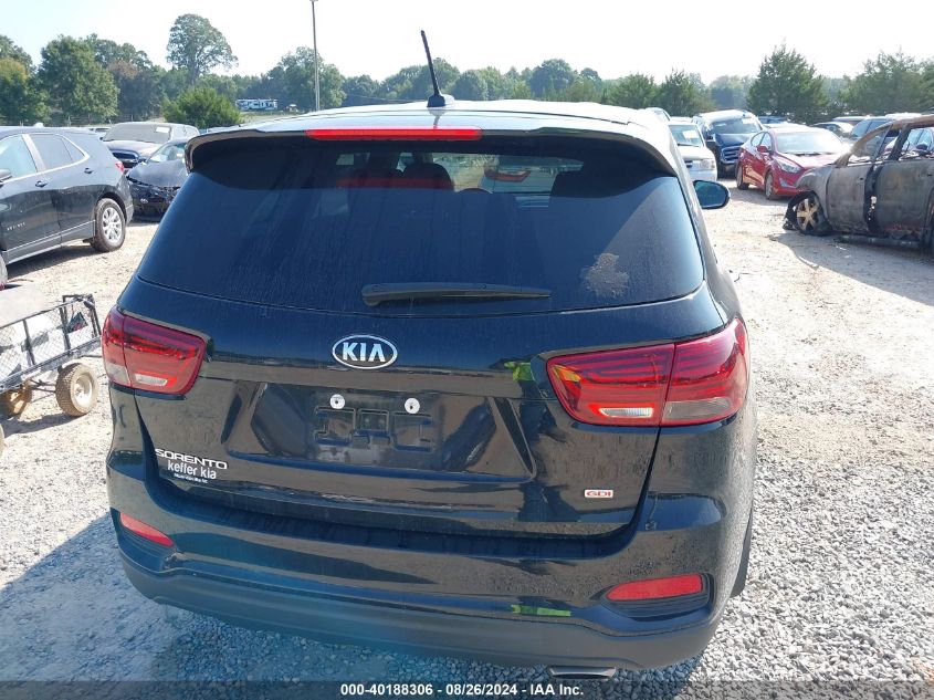 2019 Kia Sorento 2.4L L VIN: 5XYPG4A34KG597161 Lot: 40188306