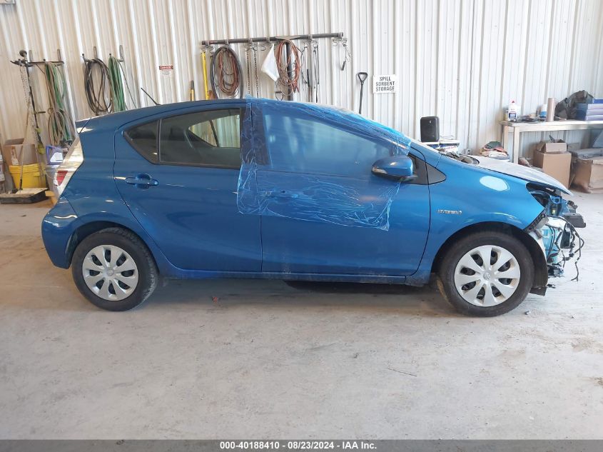 2013 Toyota Prius C Two VIN: JTDKDTB34D1530493 Lot: 40188410