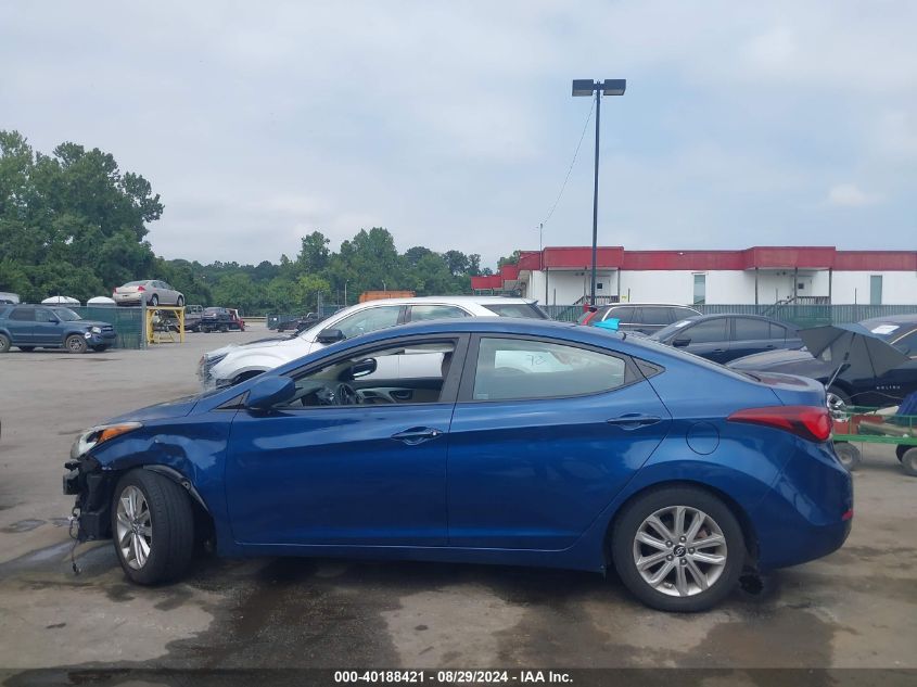 2016 Hyundai Elantra Se VIN: KMHDH4AEXGU617660 Lot: 40188421