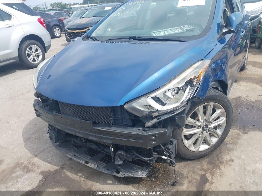 2016 Hyundai Elantra Se VIN: KMHDH4AEXGU617660 Lot: 40188421