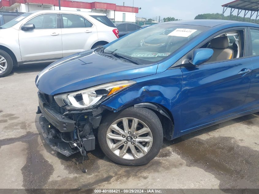 2016 Hyundai Elantra Se VIN: KMHDH4AEXGU617660 Lot: 40188421