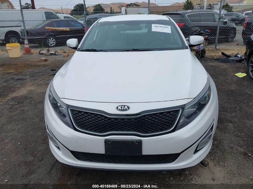 2015 Kia Optima Lx VIN: KNAGM4A78F5634137 Lot: 40188469