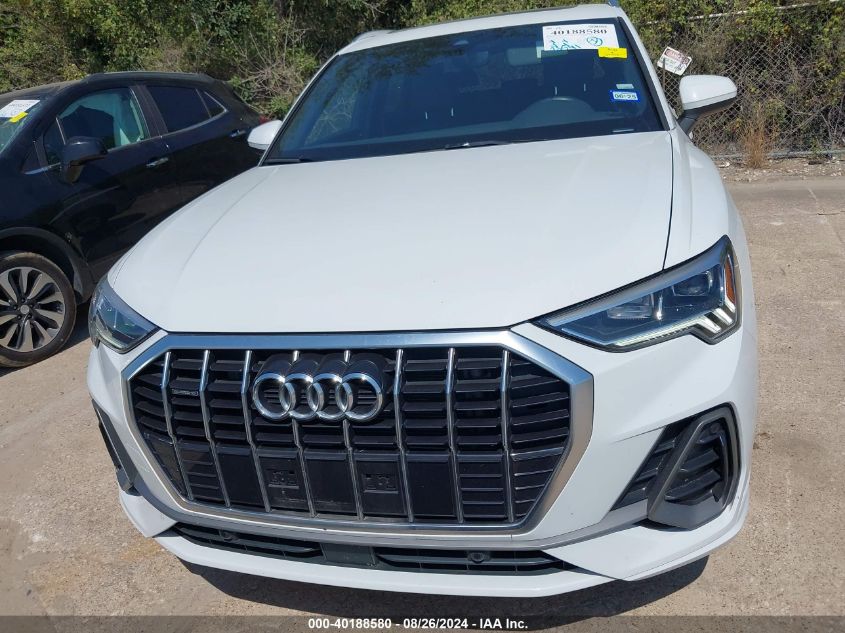 2023 Audi Q3 Premium 45 Tfsi S Line Quattro Tiptronic VIN: WA1DECF35P1130618 Lot: 40188580