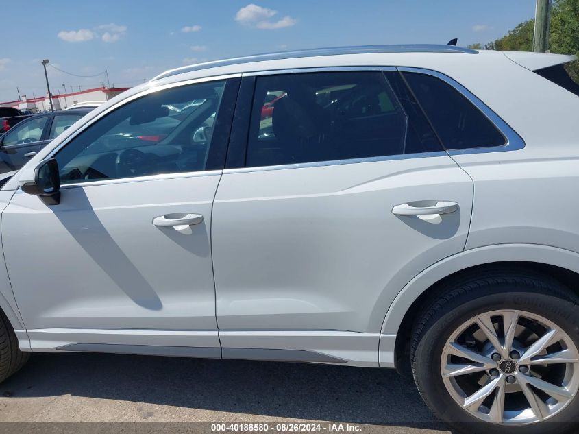 2023 Audi Q3 Premium 45 Tfsi S Line Quattro Tiptronic VIN: WA1DECF35P1130618 Lot: 40188580