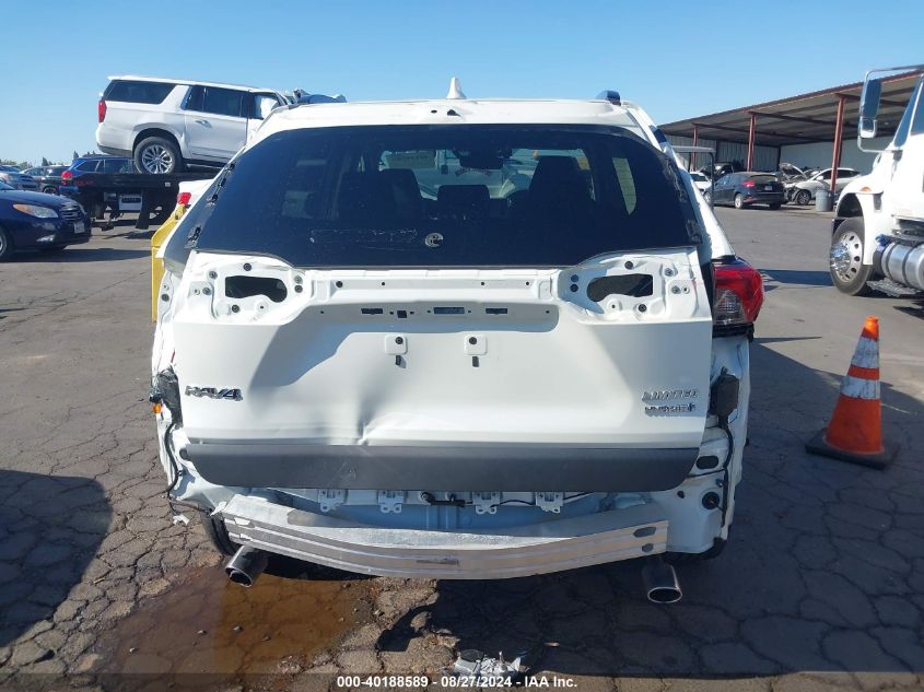 2021 Toyota Rav4 Hybrid Limited VIN: 4T3D6RFV4MU027825 Lot: 40188589