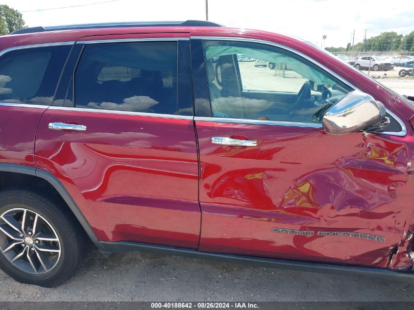 2017 Jeep Grand Cherokee Limited 4X2 VIN: 1C4RJEBG0HC960246 Lot: 40188642