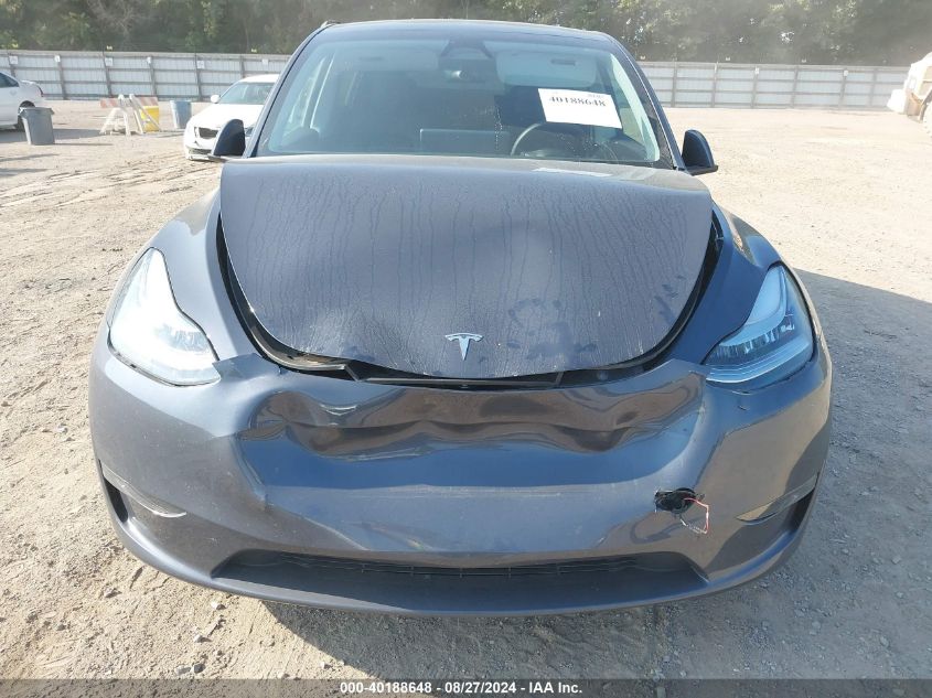 2023 Tesla Model Y Awd/Long Range Dual Motor All-Wheel Drive VIN: 7SAYGDEE8PA150718 Lot: 40188648