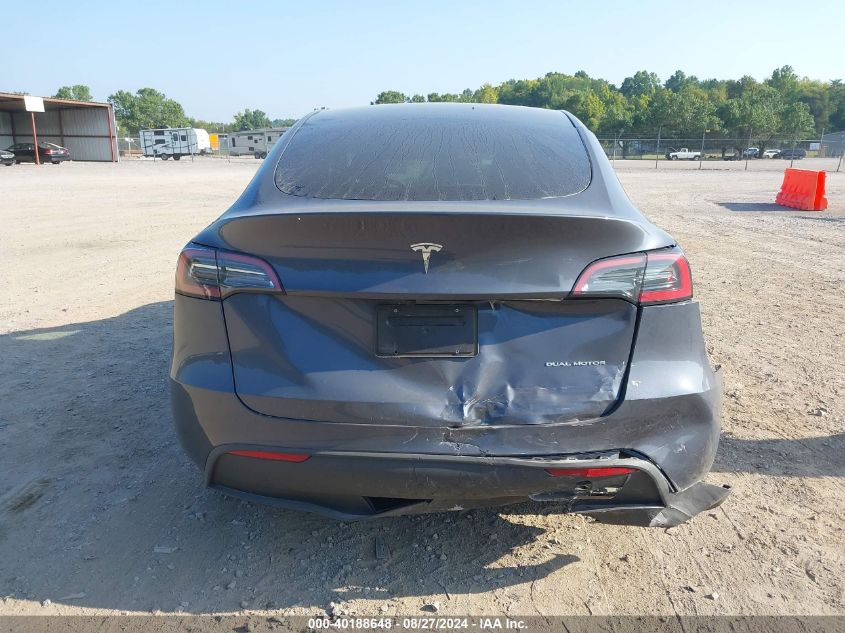 2023 Tesla Model Y Awd/Long Range Dual Motor All-Wheel Drive VIN: 7SAYGDEE8PA150718 Lot: 40188648